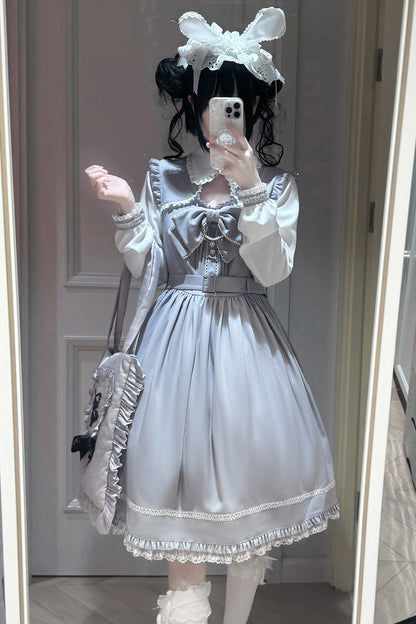 Moonlight Trio Lace Bow Dress