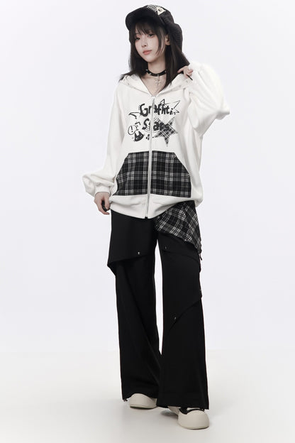 Plaid Shawl Jacket Set-Up