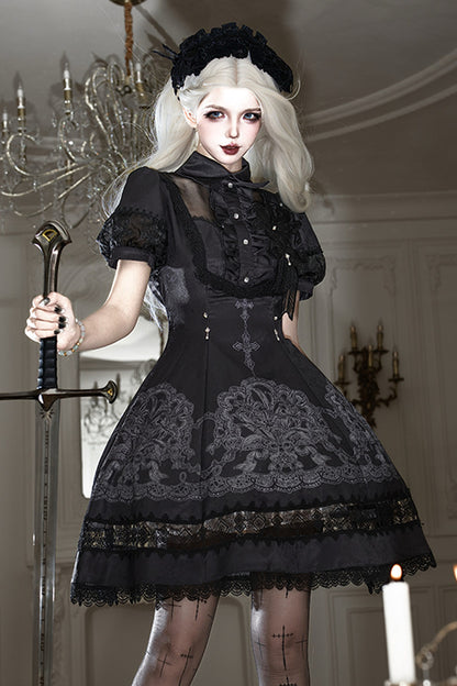 Lace Lily Gothic Lolita Dress
