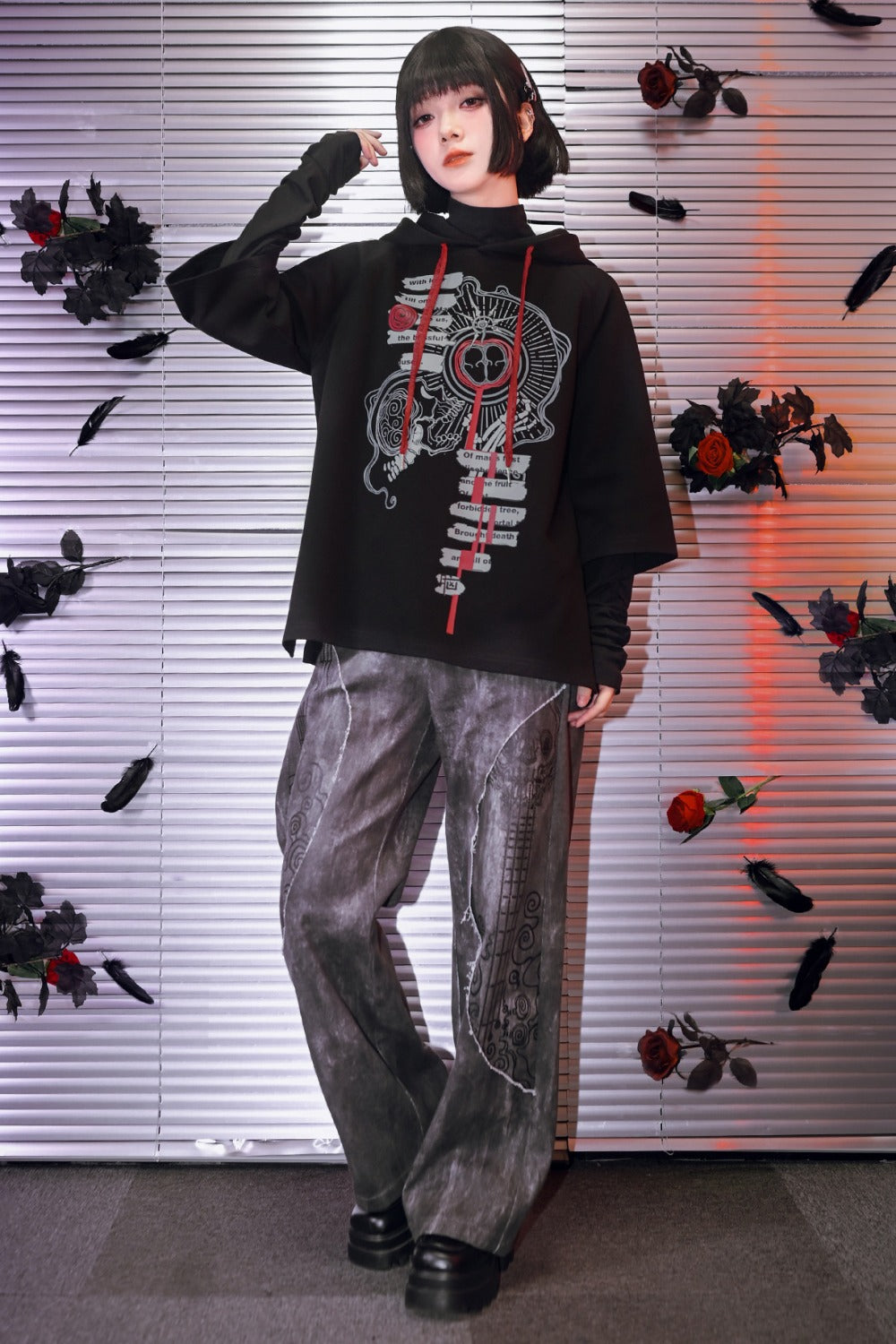 Graphic Hooded Sweatshirt
