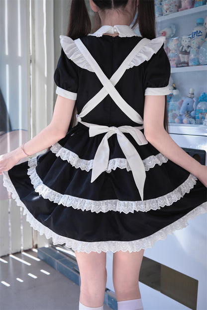 Japanisches Maid-Kleid und Rock-Set