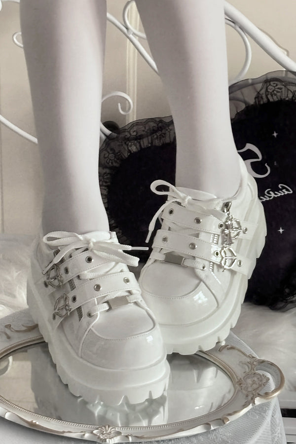 Chrome Hearts Platform Shoes
