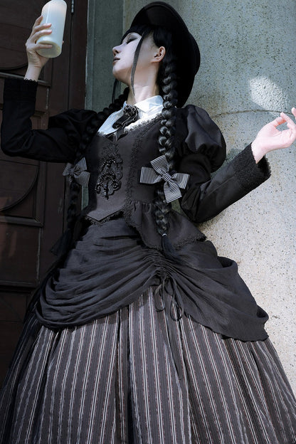 Gothic Striped Lolita Set