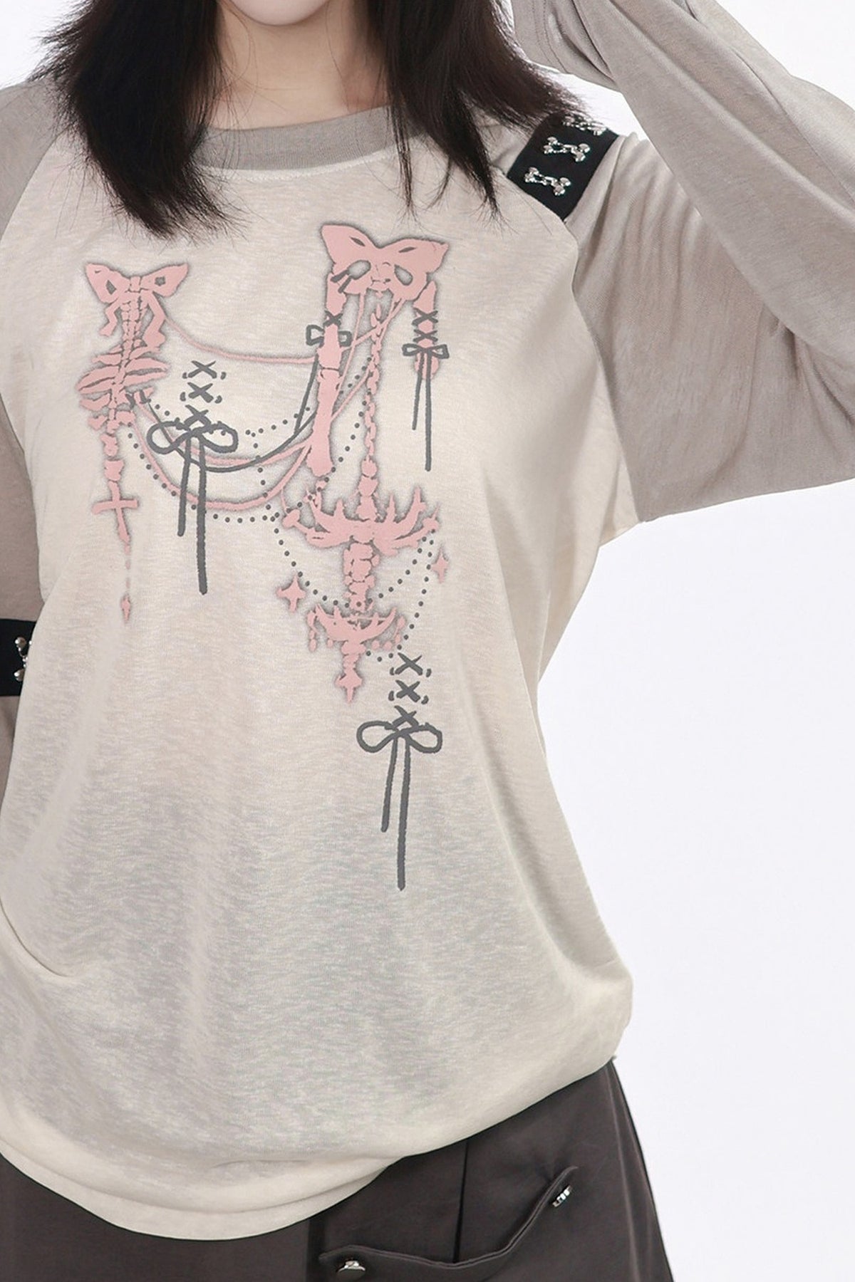 Tie-Dye Printed Sun Protection Cover-Up T-Shirt