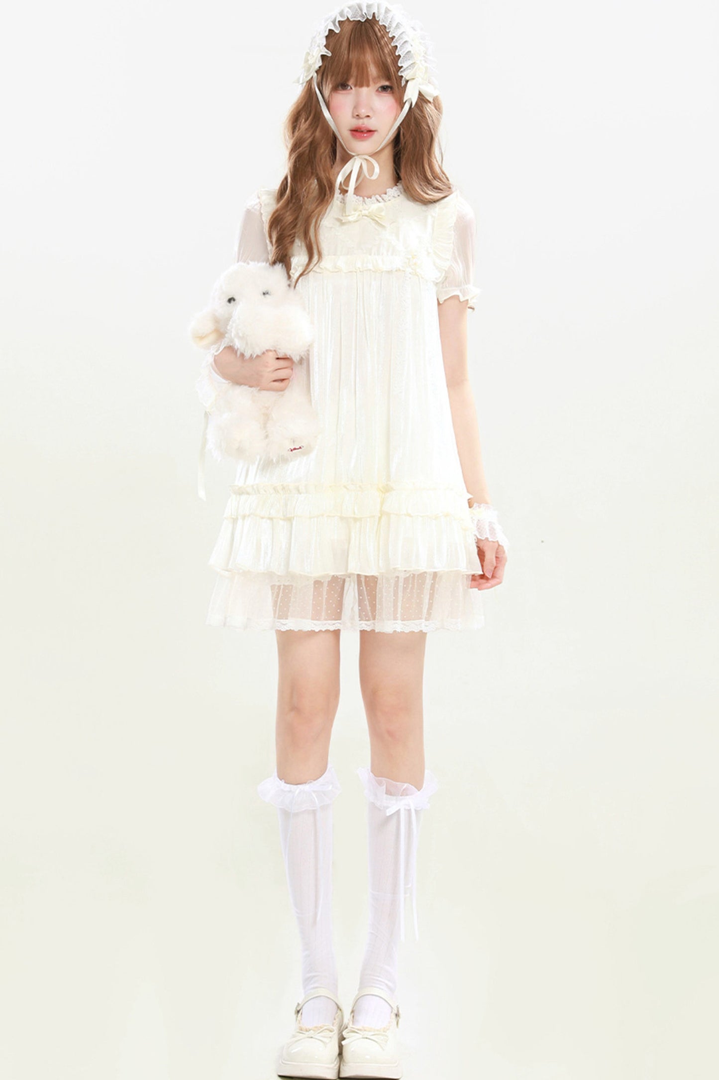 儚げ天使のレースドールワンピース