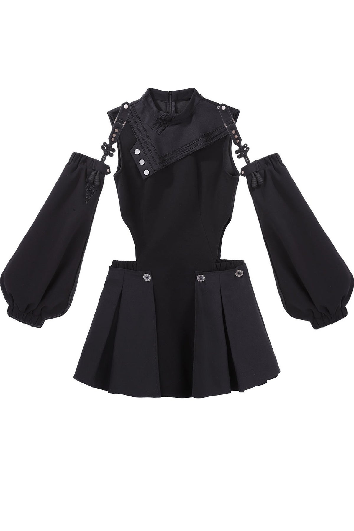Dark Tactical Prince Dress and Pants Set