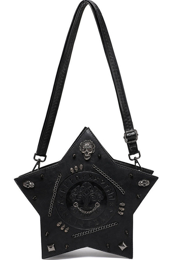 Black Magic Pentagram Gothic Bag