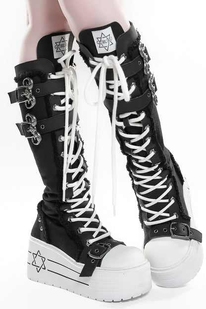 Satanic Contract Platform Boots