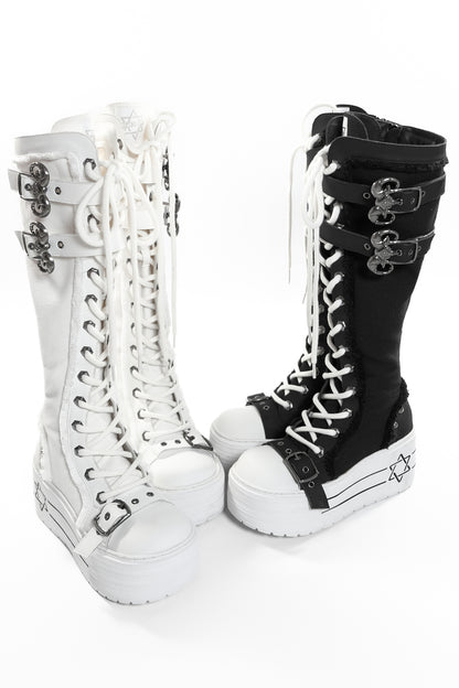 Satanic Contract Platform Boots