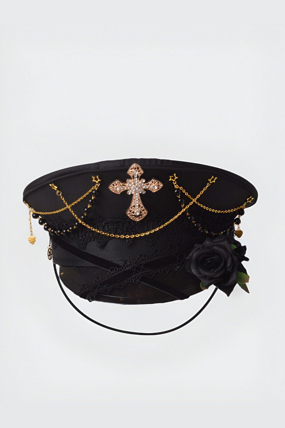 Dark Style Rose Sun Hat