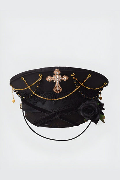 Dark Style Rose Sun Hat