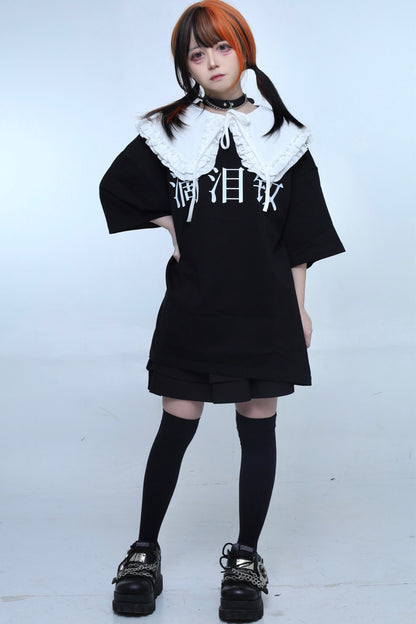 ダークドールサブカル地雷Tシャツ