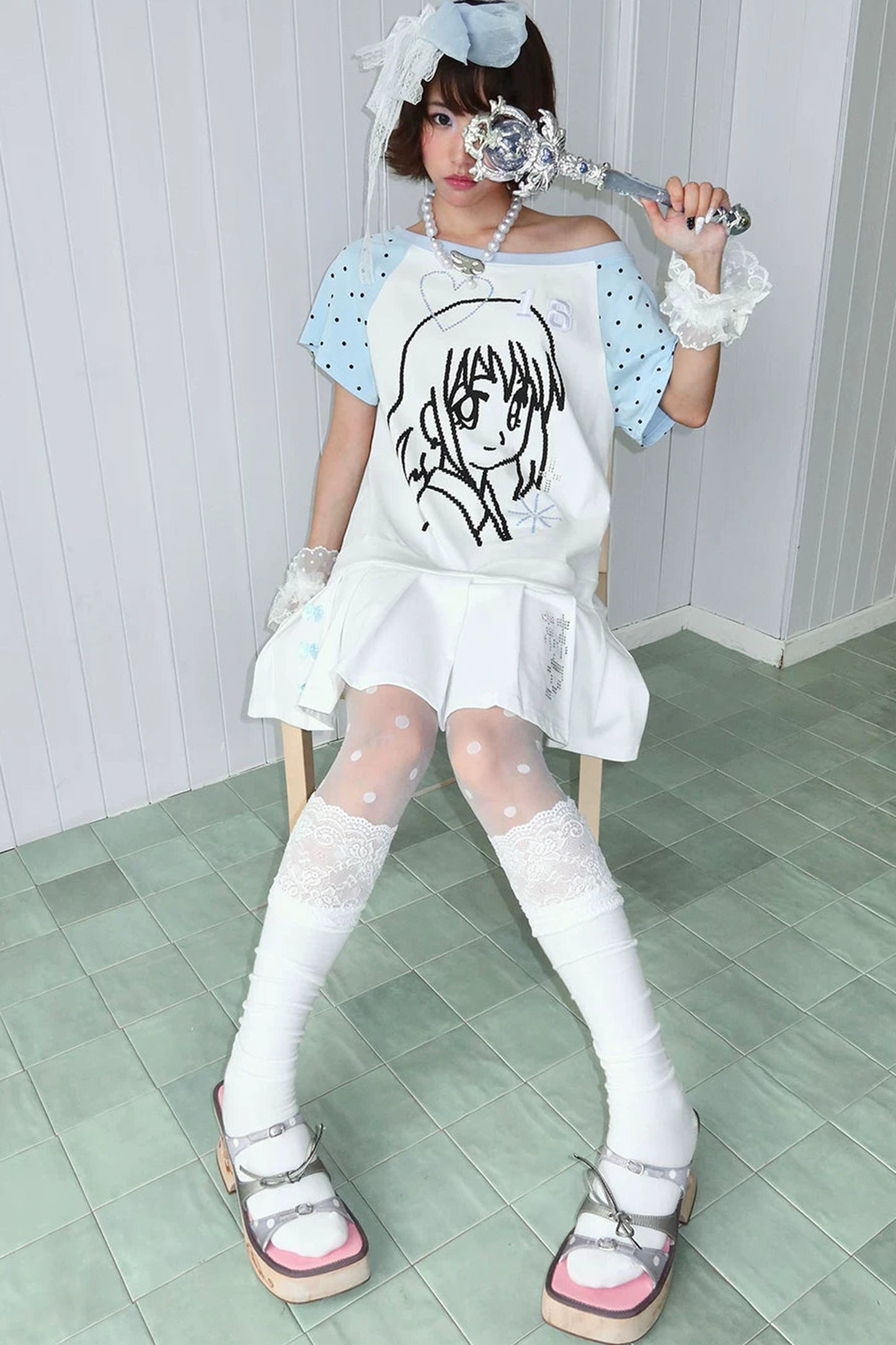 Erinnerungs-Pixel-Mädchenkleid