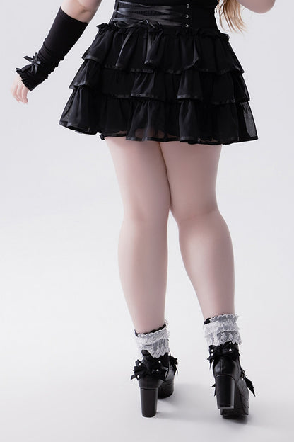 Conjunto idol con volante de estilo muñeca