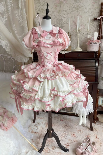 パステルうさぎ姫ロリータワンピース
