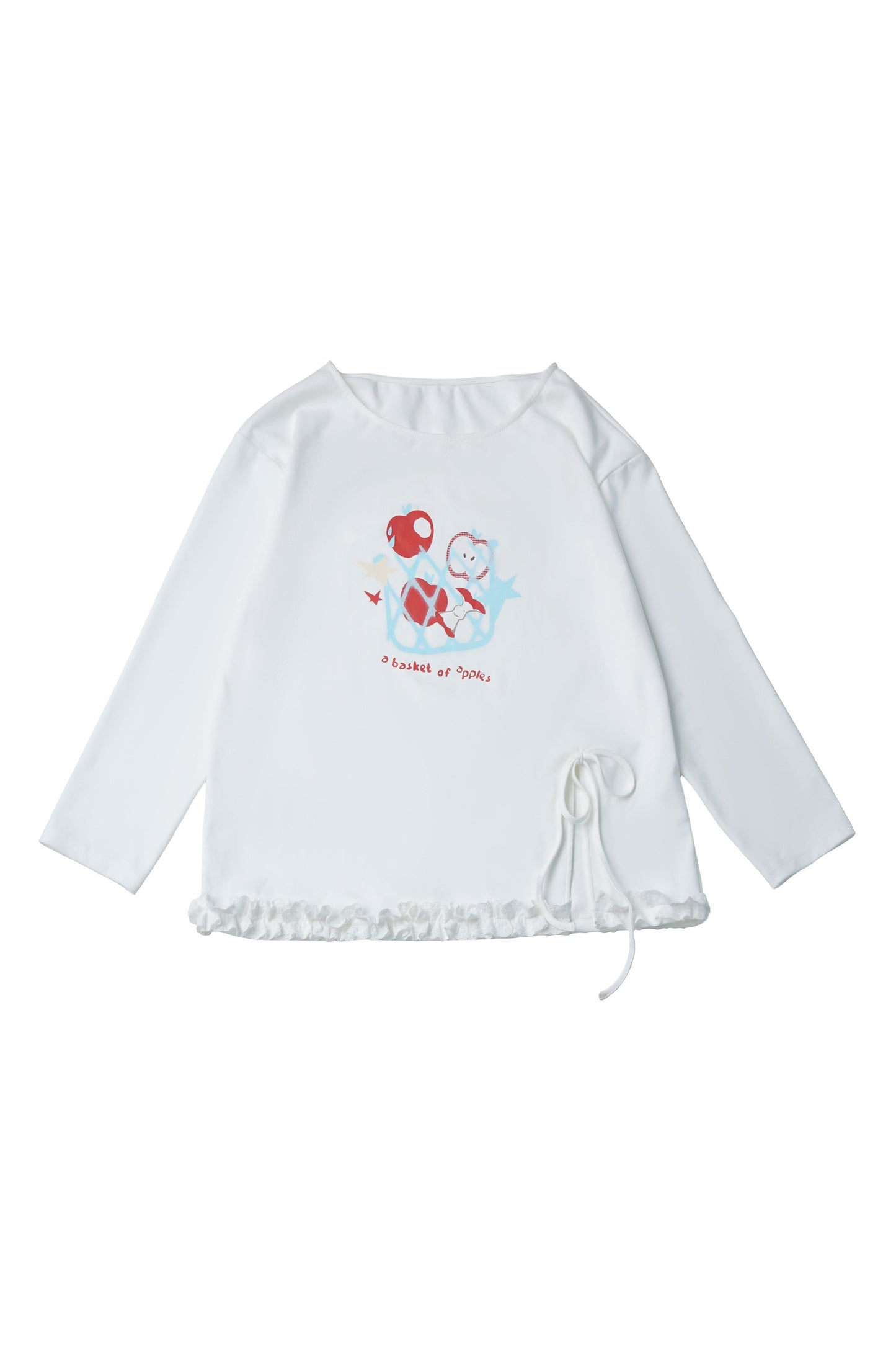 Apple Ribbon Balloon Pinafore Dress Set