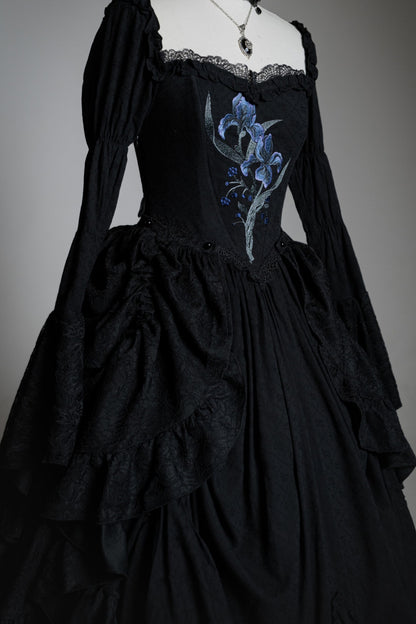 Gothic Embroidered Lolita Dress Set