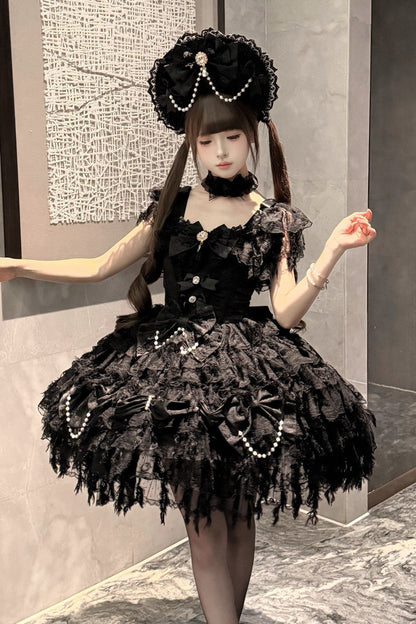 Lolita Hochzeits-JSK-Trägerkleid