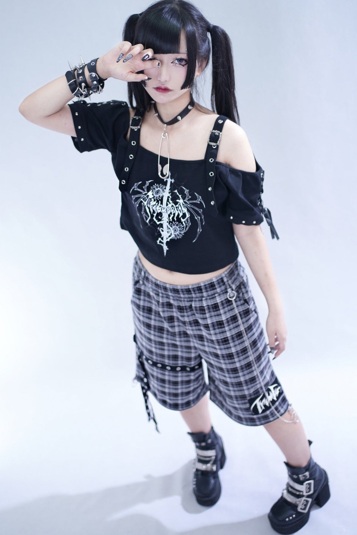 Spider Web Double Strap Top