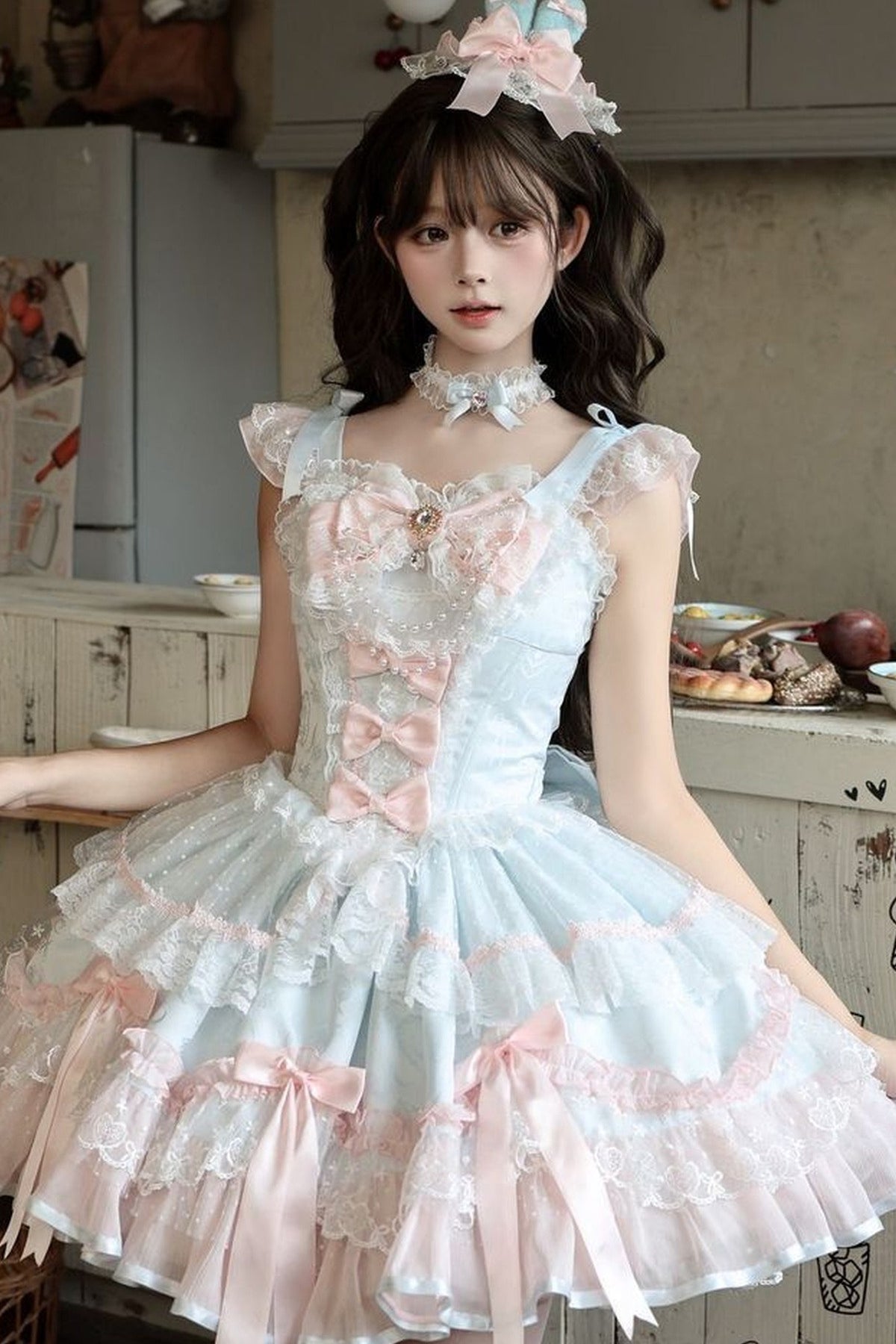 Ballet Lace Strap Dress