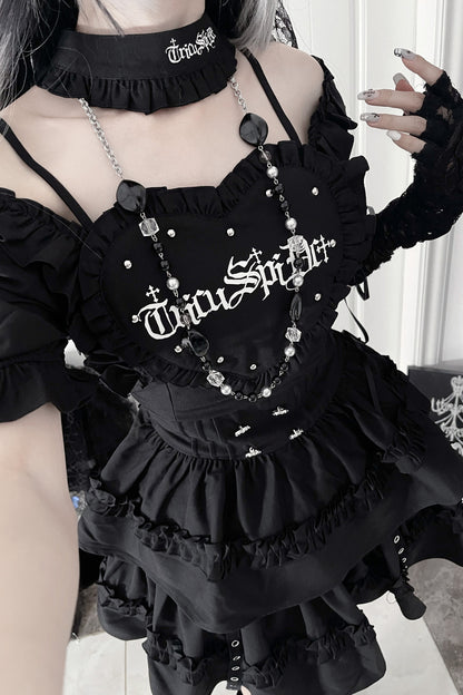 Subculture Gothic Print Dress