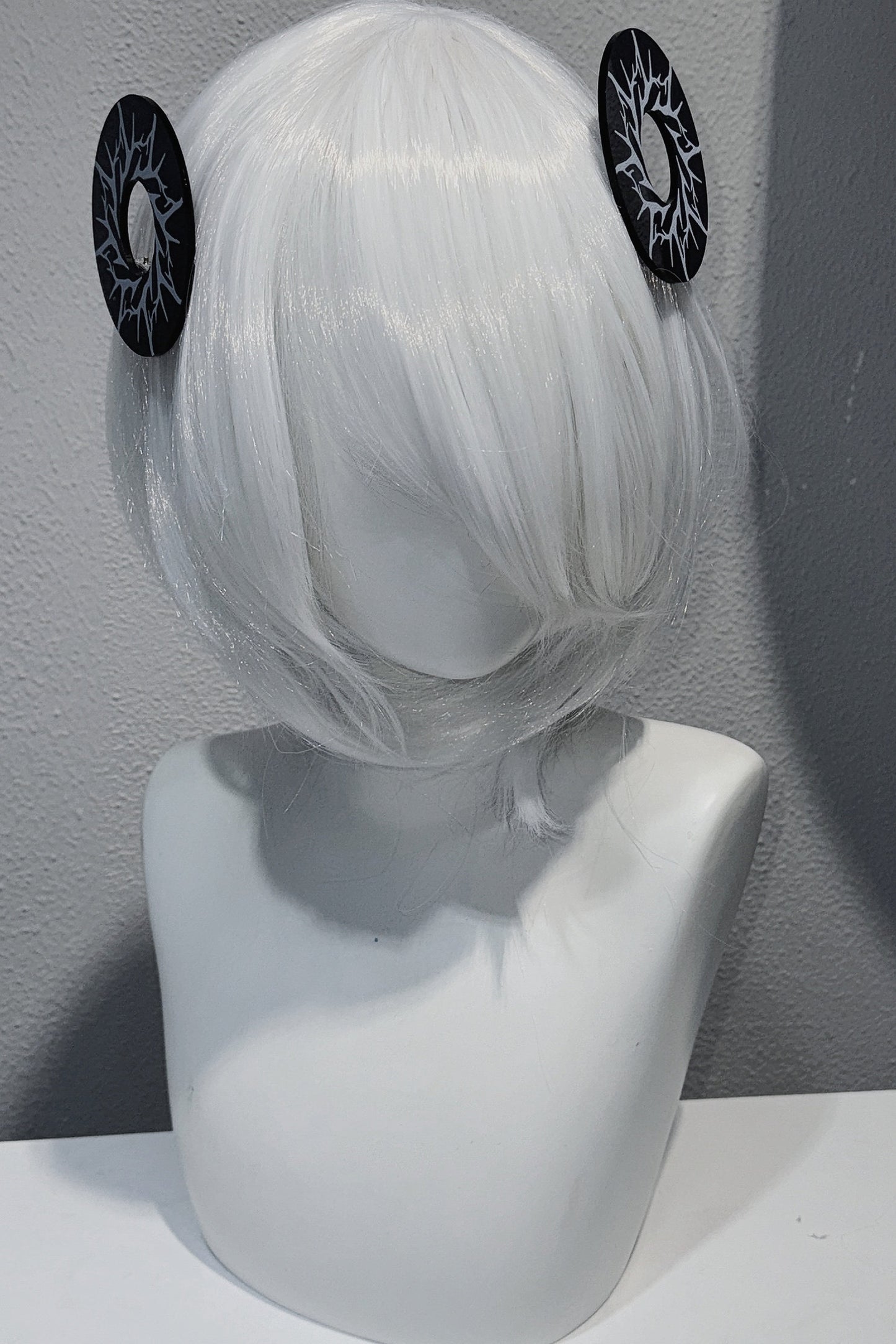 Transparent Hollow Circle Double Ponytail Hair Clip