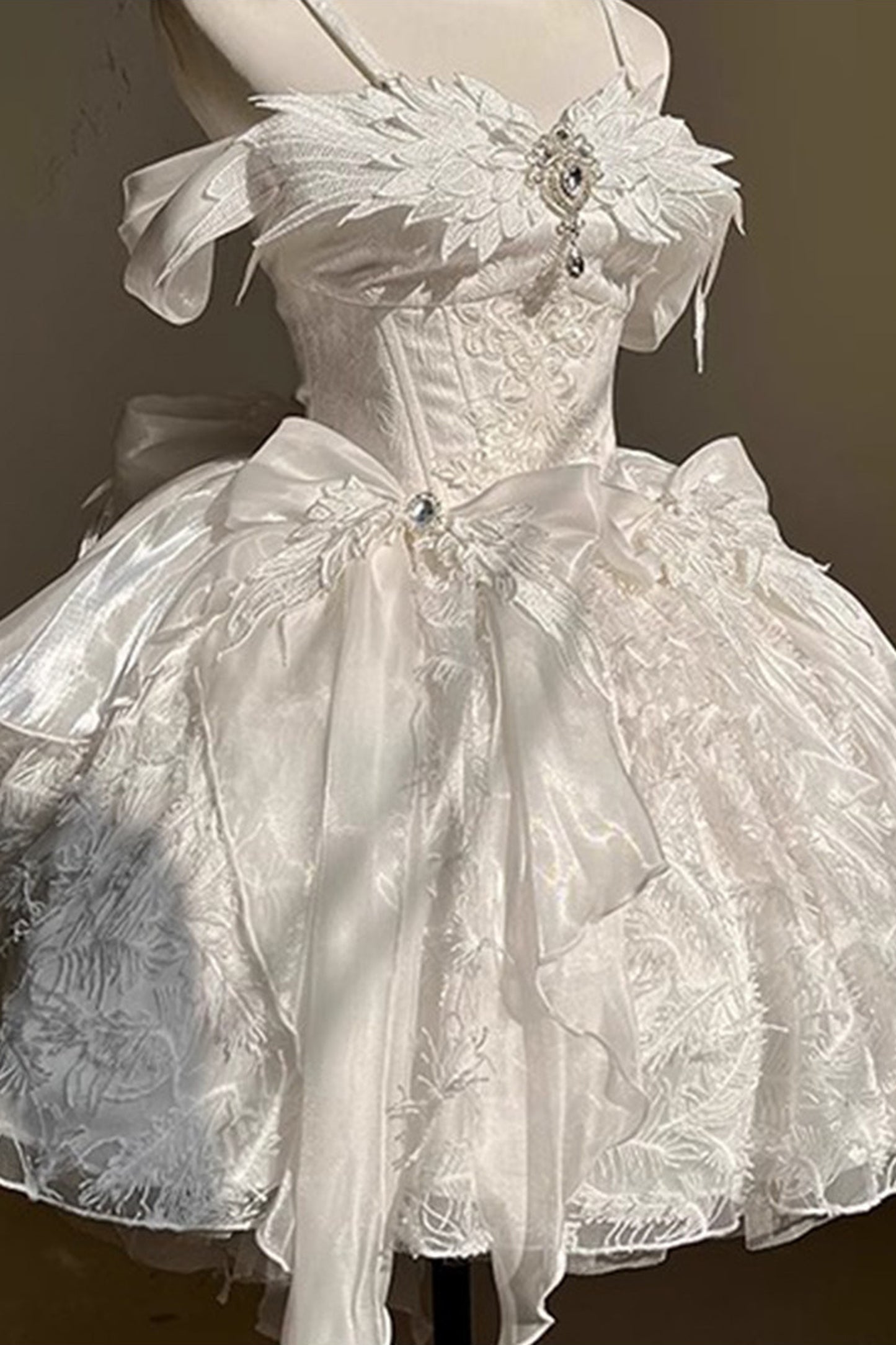 Angel Princess Lolita Dress with White Wings