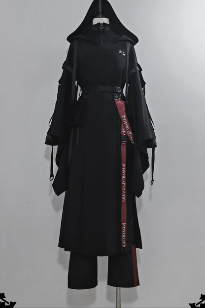 Wasteland Techwear Slim-Fit Pants+Leg warmers