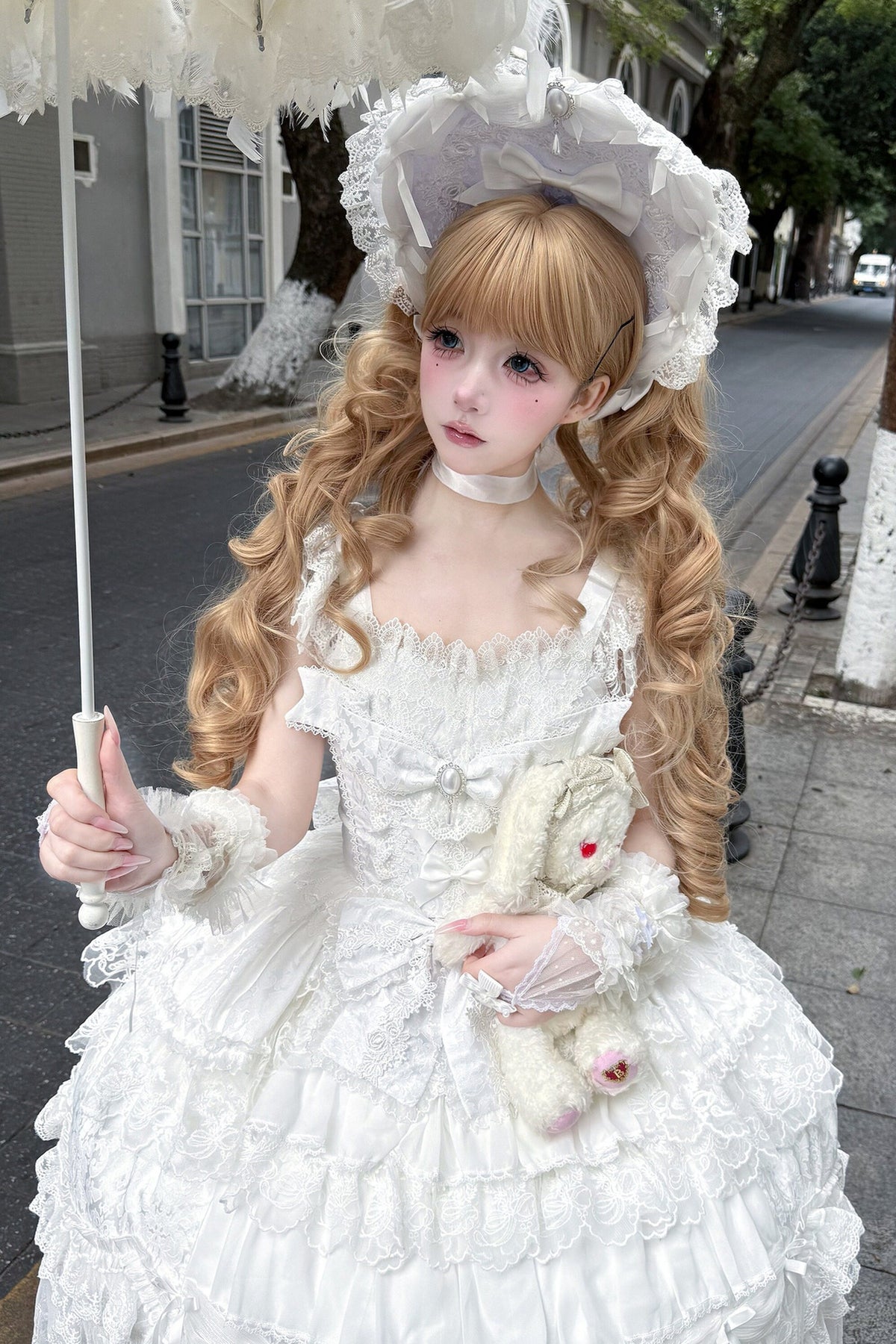 Angel Lace Wedding JSK Dress