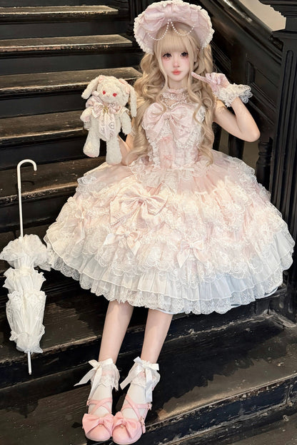 Light Floral Wedding Jsk Dress