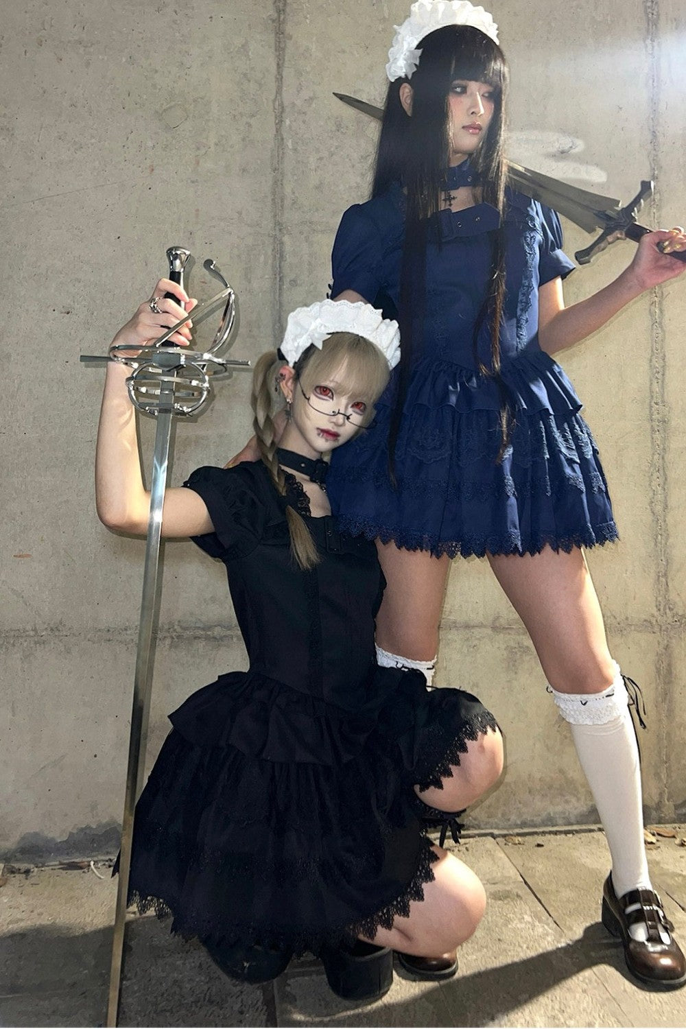 Dark Gothic Maid Lolita Set