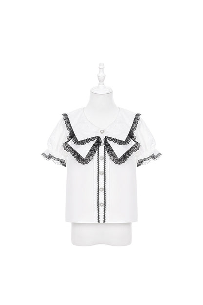 Lace Ribbon Sailor Jirai Kei Set