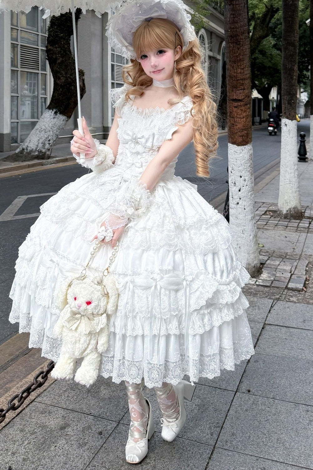 Angel Lace Wedding JSK Dress