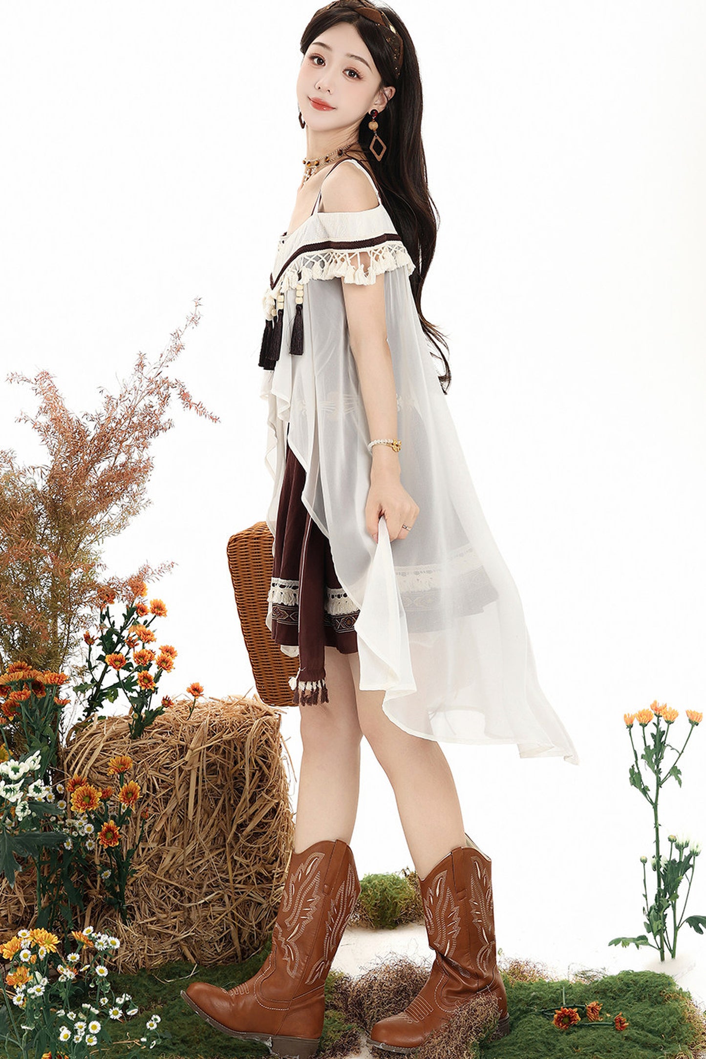 Uncharted Wasteland Lolita Dress+ Shawl