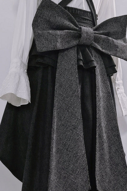 Lolita Prince Rabbit Waist Belt Shirt and Pants Set-Up