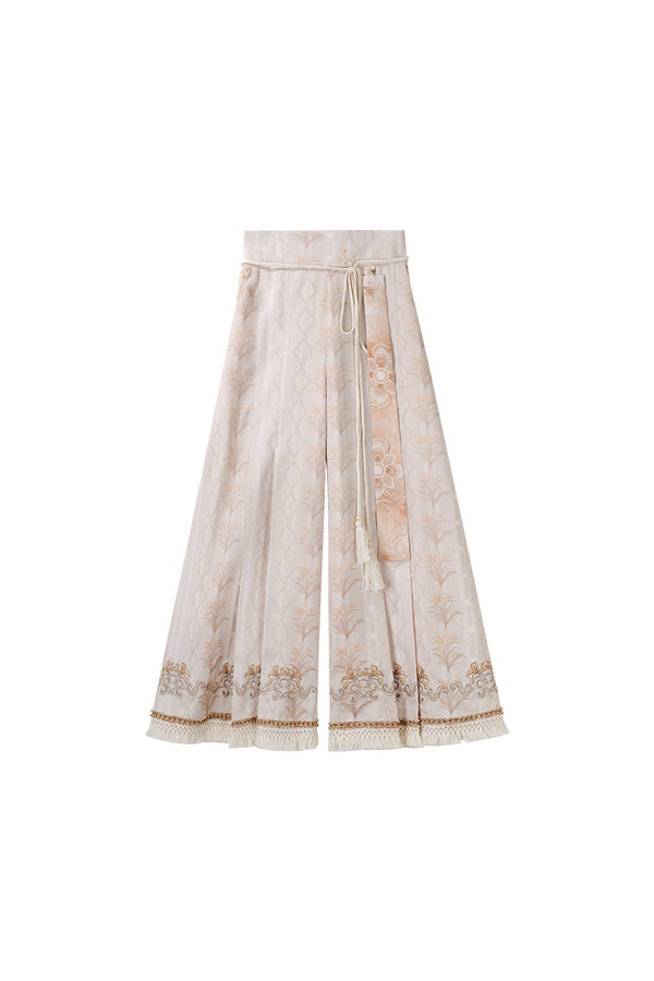 Lily Flower Tea Floral Vest Top and Skirt Set-Up
