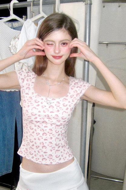 Pink Leopard T-Shirt