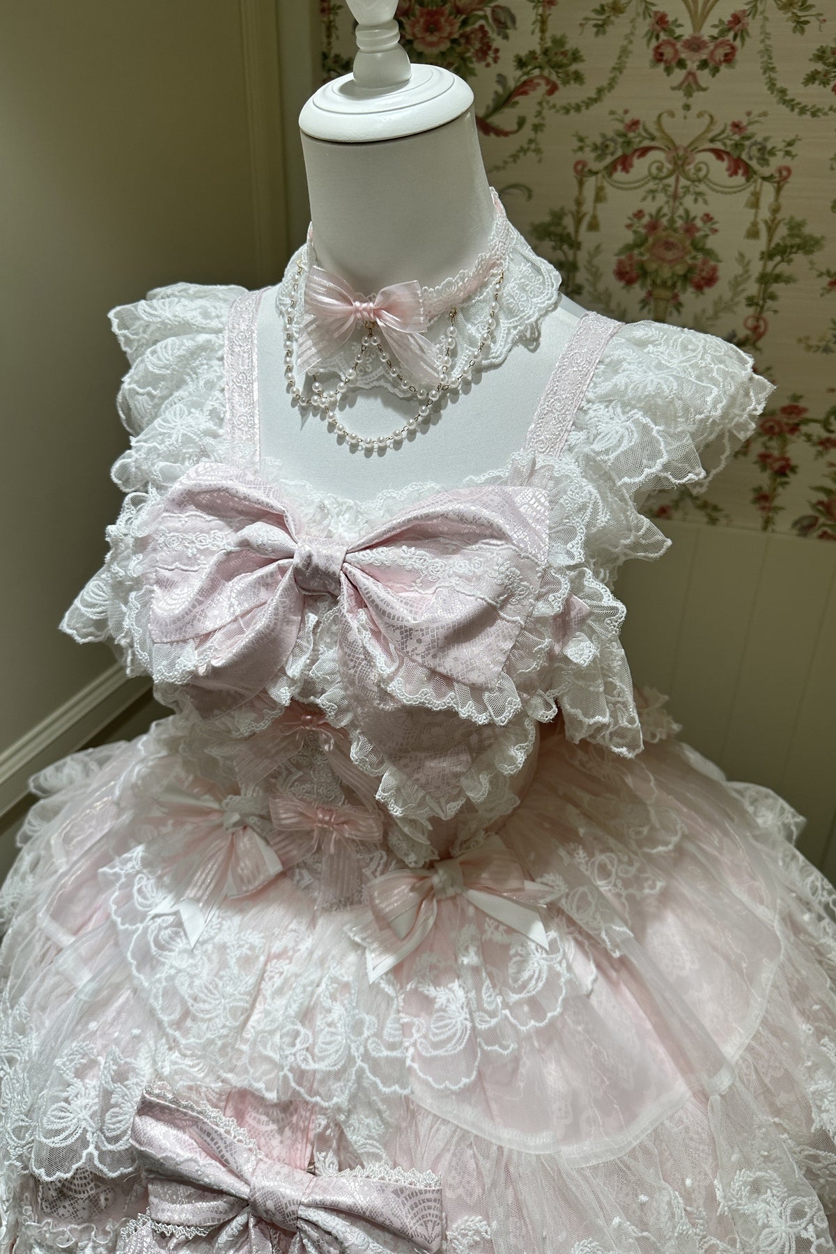 Light Floral Wedding Jsk Dress