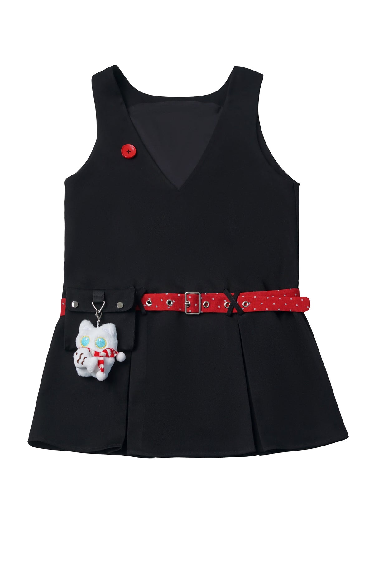 V-Neck Knit Skirt and Knit Top Set-Up