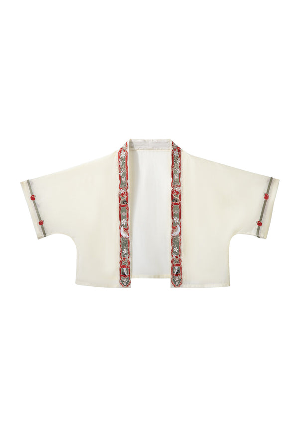 Little Apple New Chinese Style Suspender Skirt and Top Set-Up