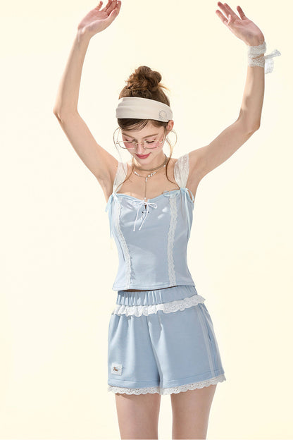 French Girly Baby Blue Set