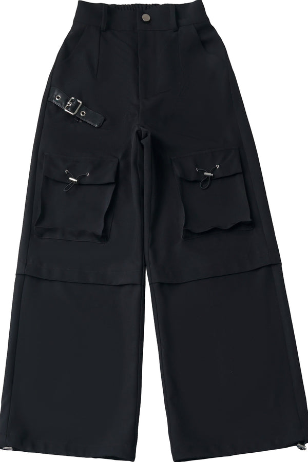 Midnight Stripe Black Layered Set