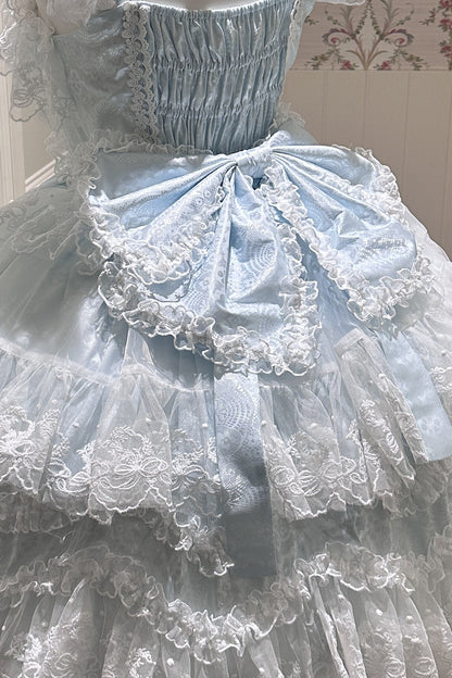 Light Floral Wedding Jsk Dress