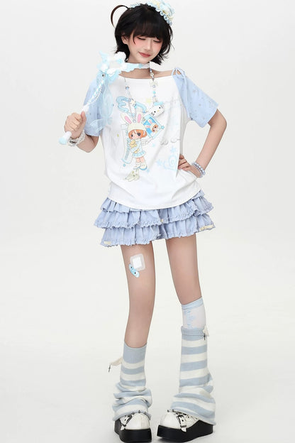Dreamy-Cute Angel Ribbon Top