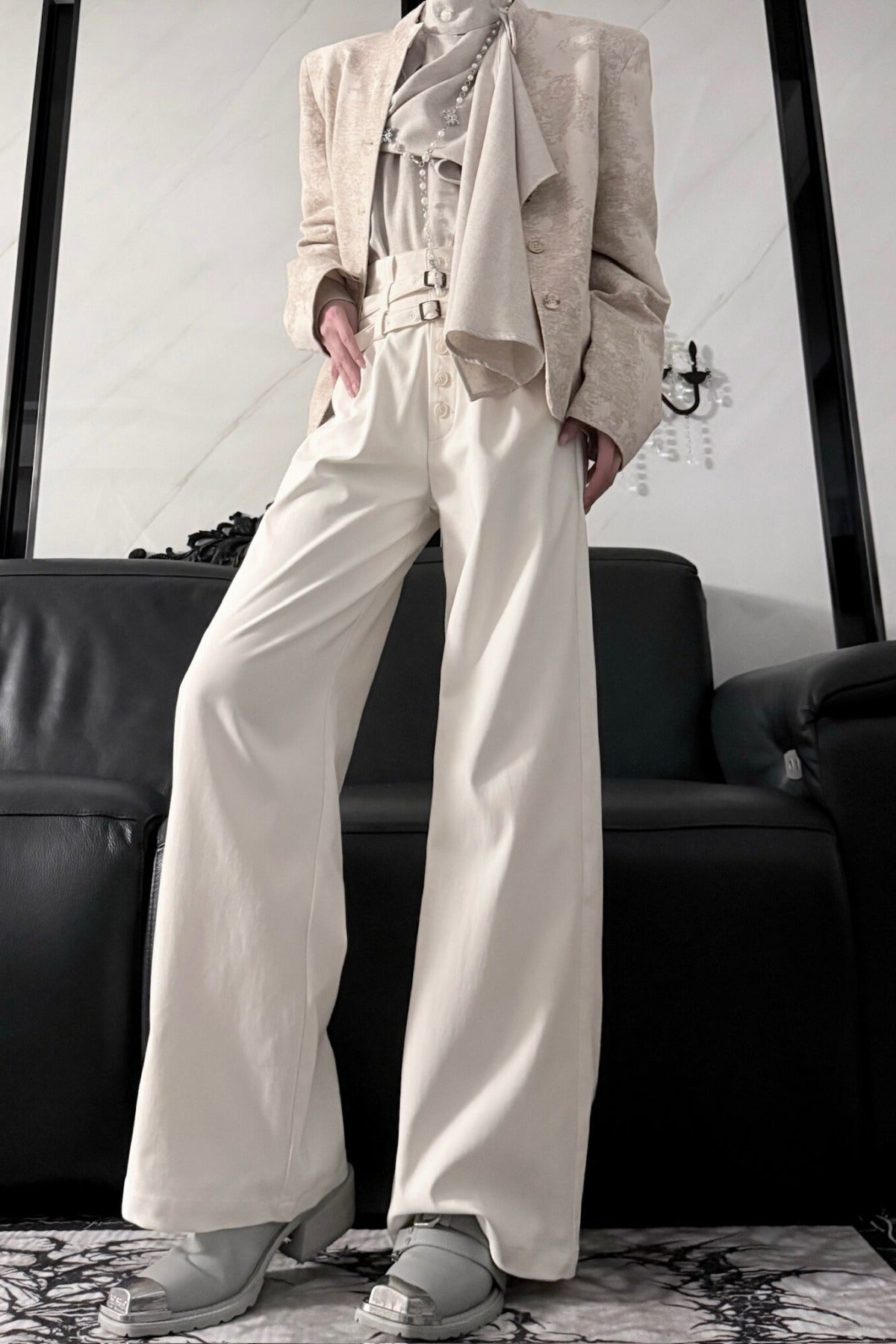 Short Jacquard Suit Jacket