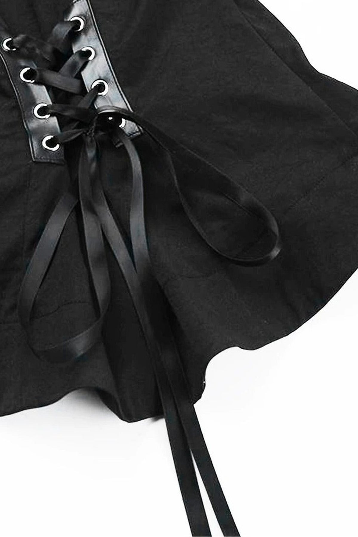 Black High-Neck Short Jacket