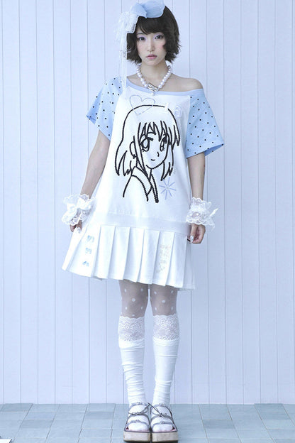 Erinnerungs-Pixel-Mädchenkleid