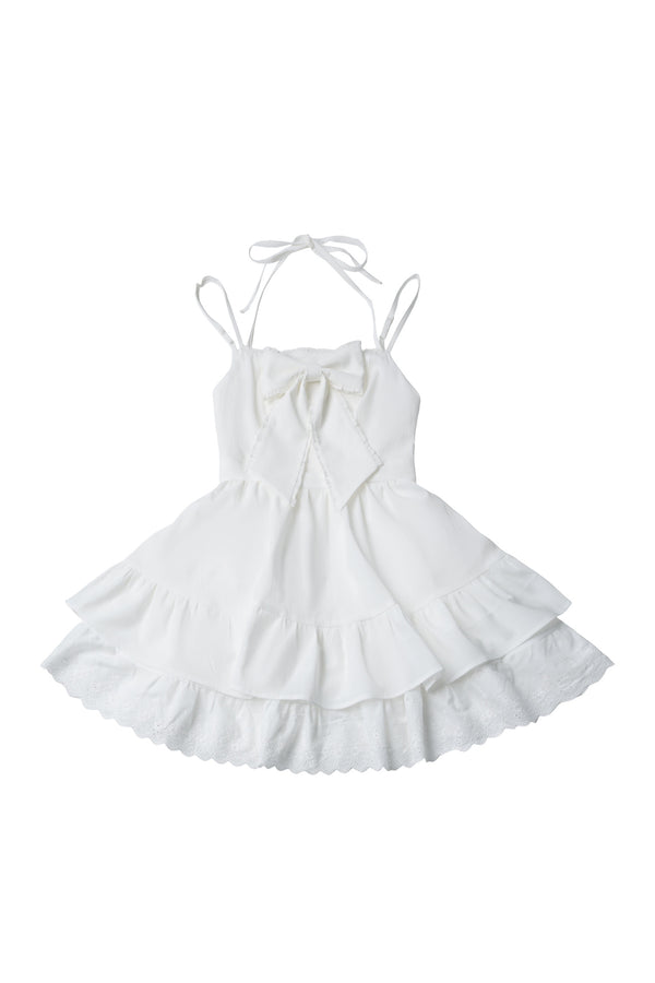 Vintage Strings Lace Double-Layered Suspender Dress Shirt Set-Up