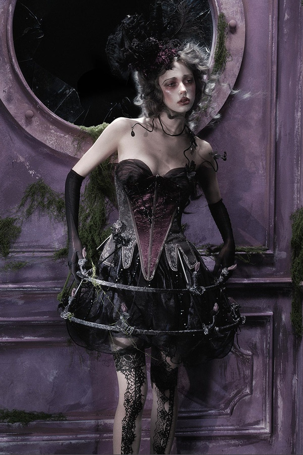 Gothic Soul-Catching Lantern Skirt