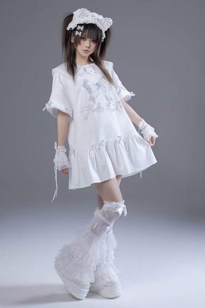 Dolly-Rüschenkleid eines schlafenden Engels